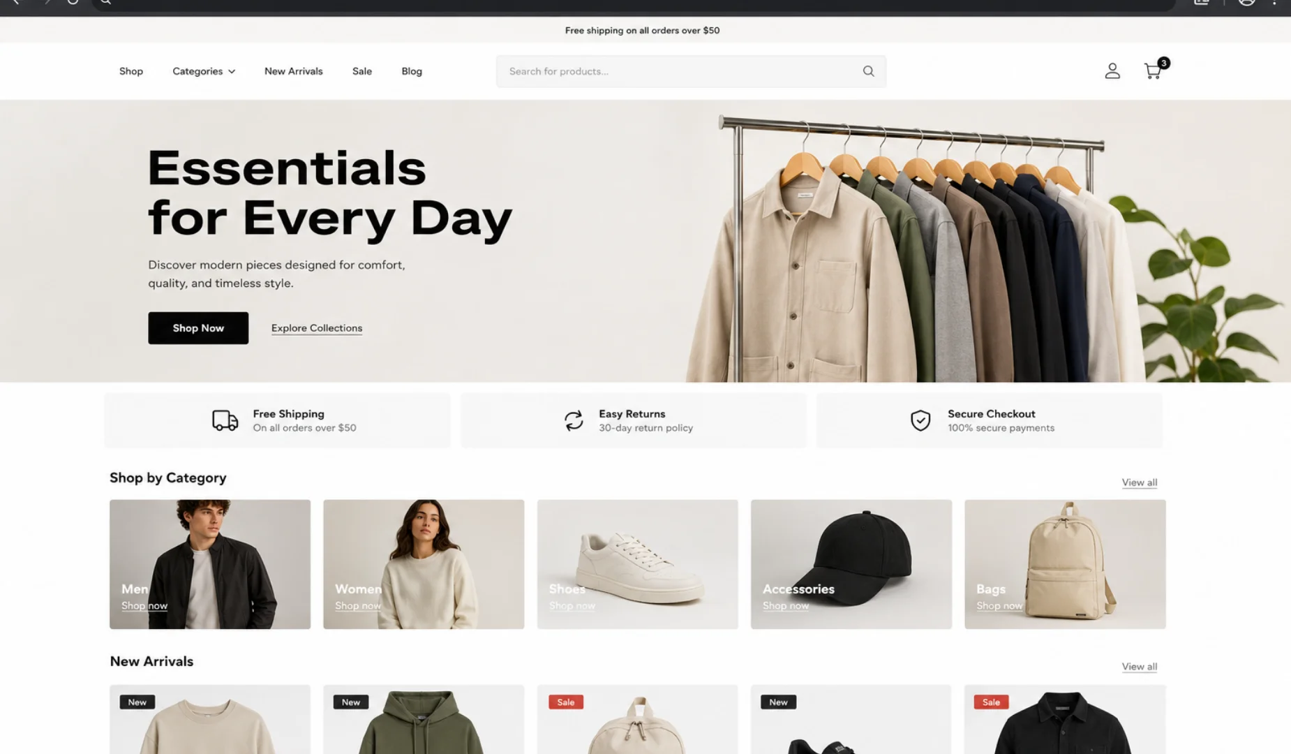 Scalable Full-Stack E-Commerce Engine & Shopping Portal